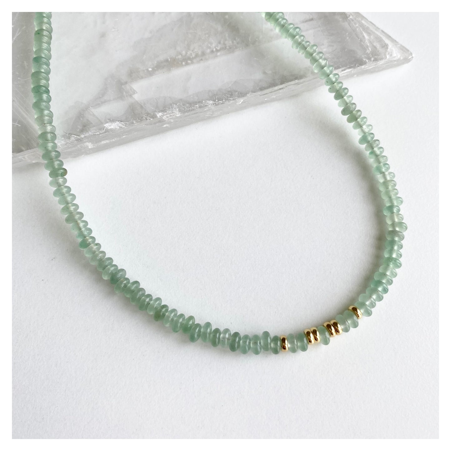 Green Aventurine Choker Necklace