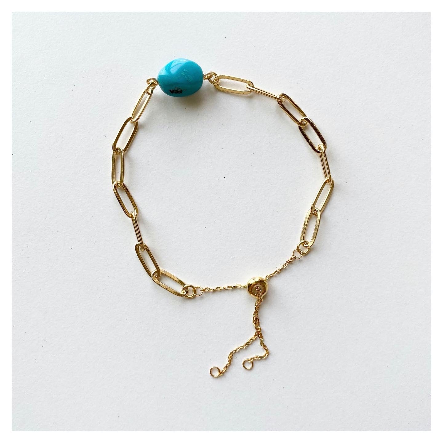 Turquoise Chain Bracelet