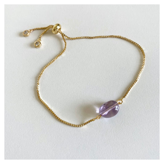 Amethyst Adjustable Bracelet