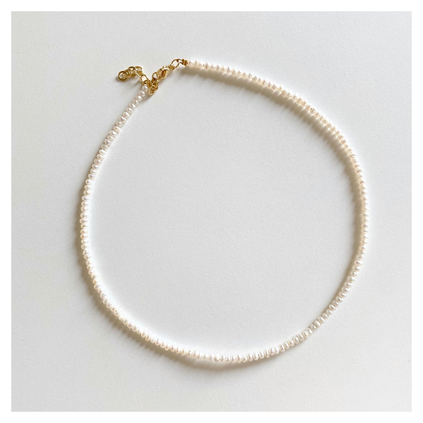 Mini Pearl Choker Necklace