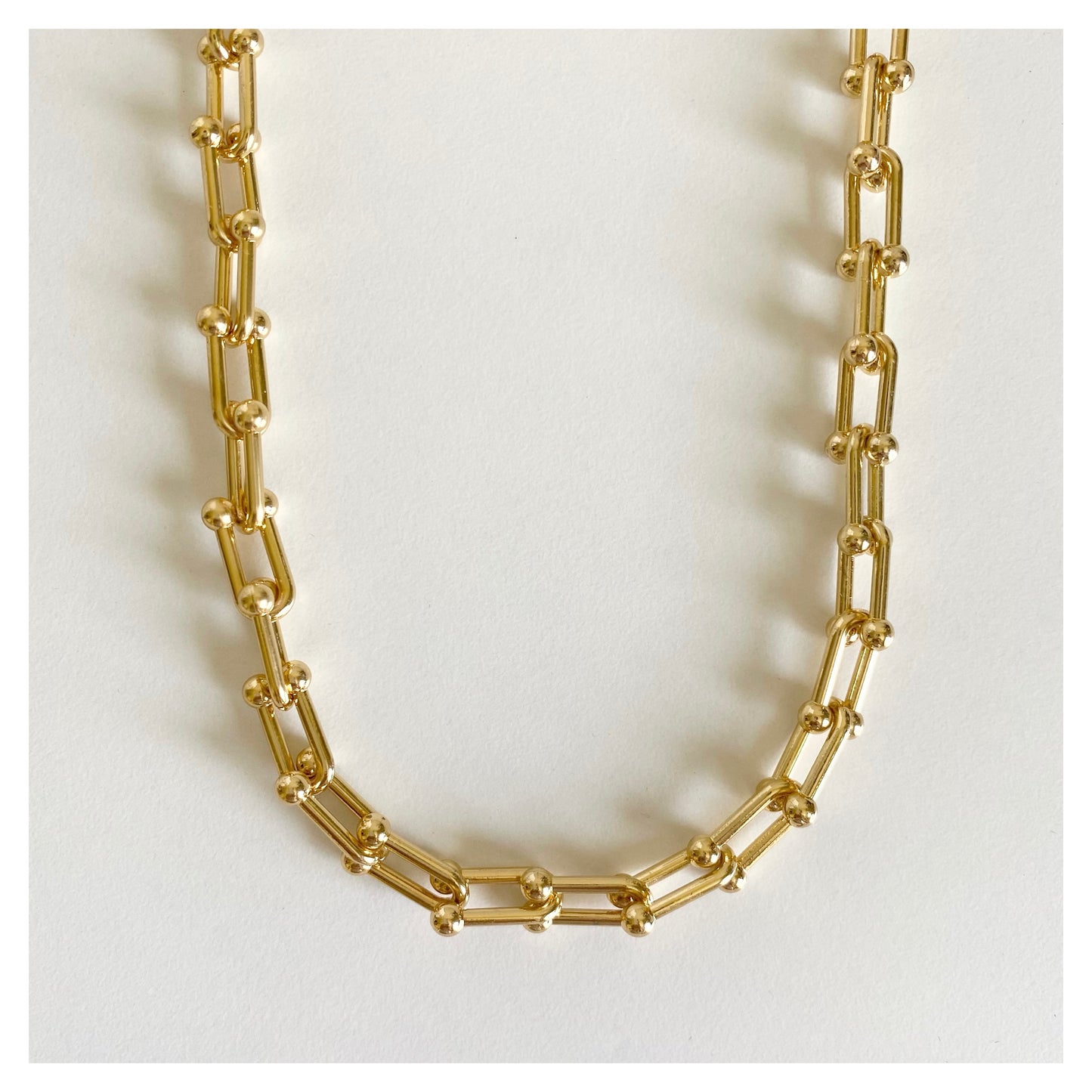 Chunky Chain Gold-Plated Necklace