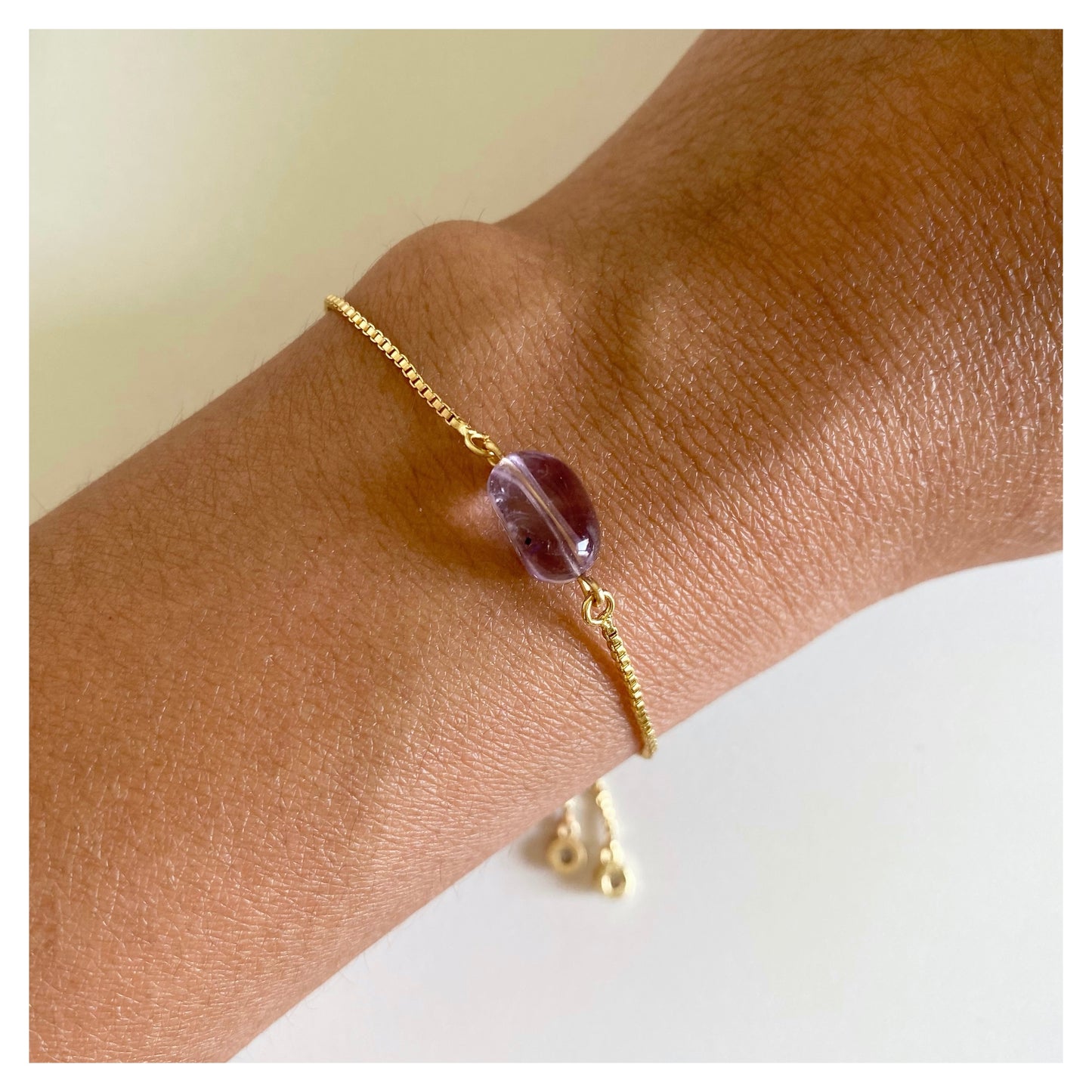 Amethyst Adjustable Bracelet