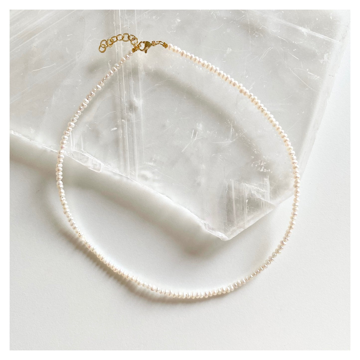 Mini Pearl Choker Necklace