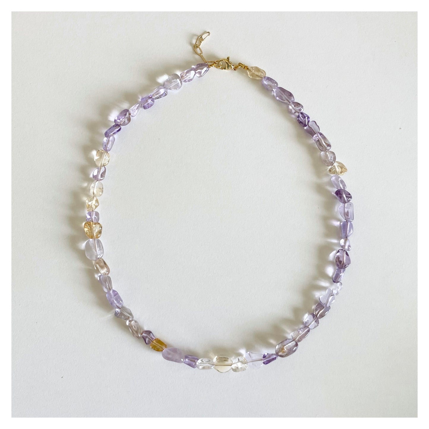 Ametrine Bead Necklace