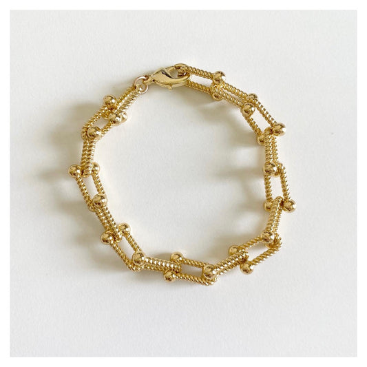 Textured Chunky Chain Bracelet