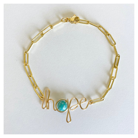 Hope Wire Bracelet